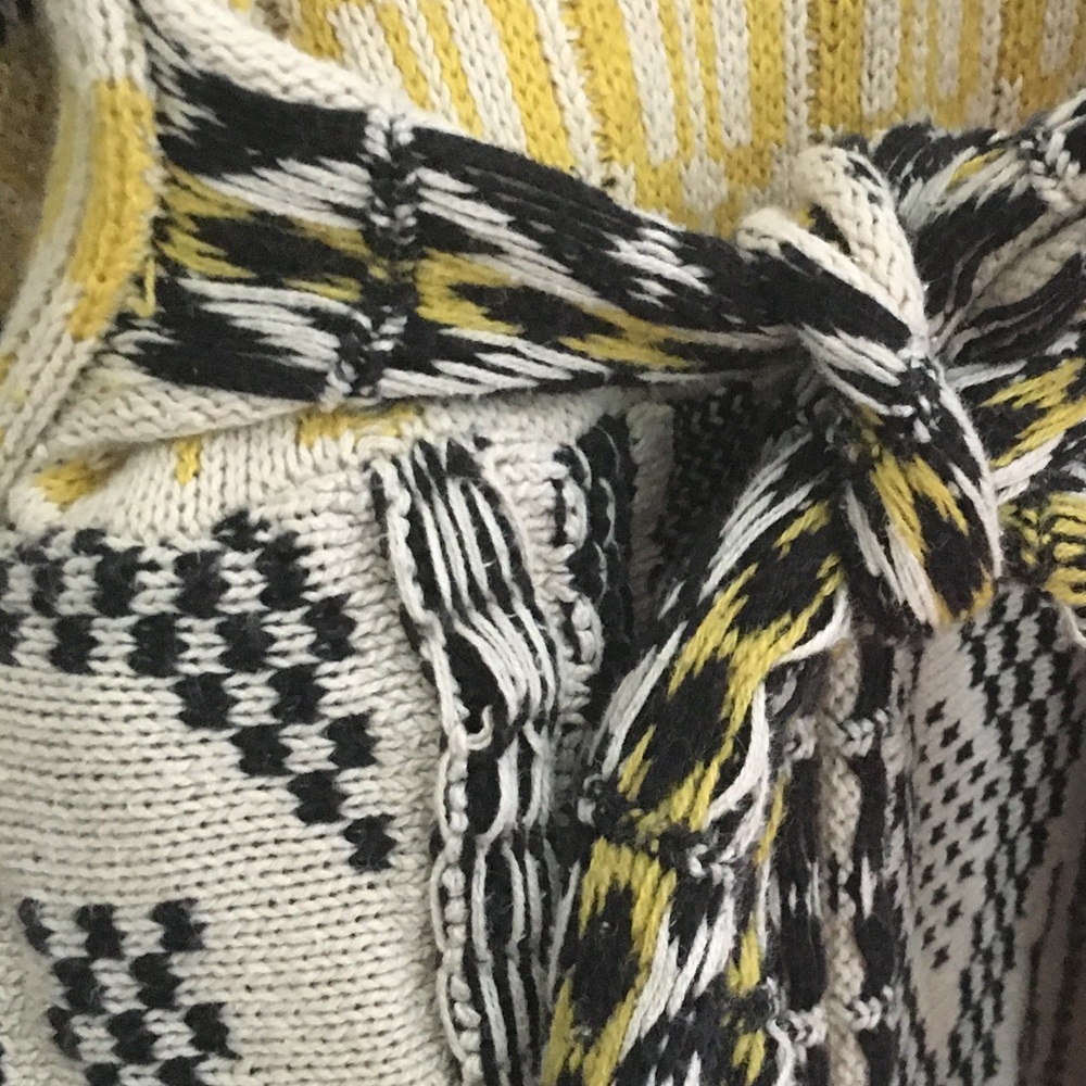 Free People Patchwork Sweater Mini Dress - Picture 9 of 10